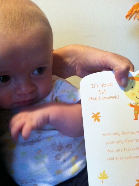 Liam and his card! :) I received this with an I love you too text!